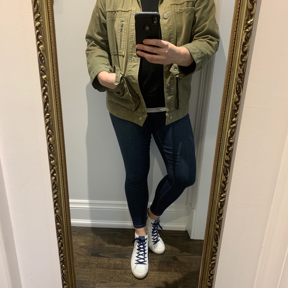 Topshop Khaki Shaket - L - Picture 8 of 13